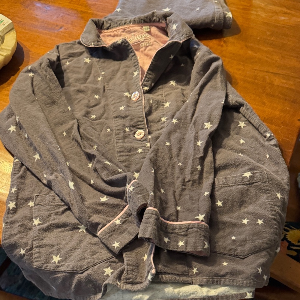 Starry Gray women’s flannel xs pajamas